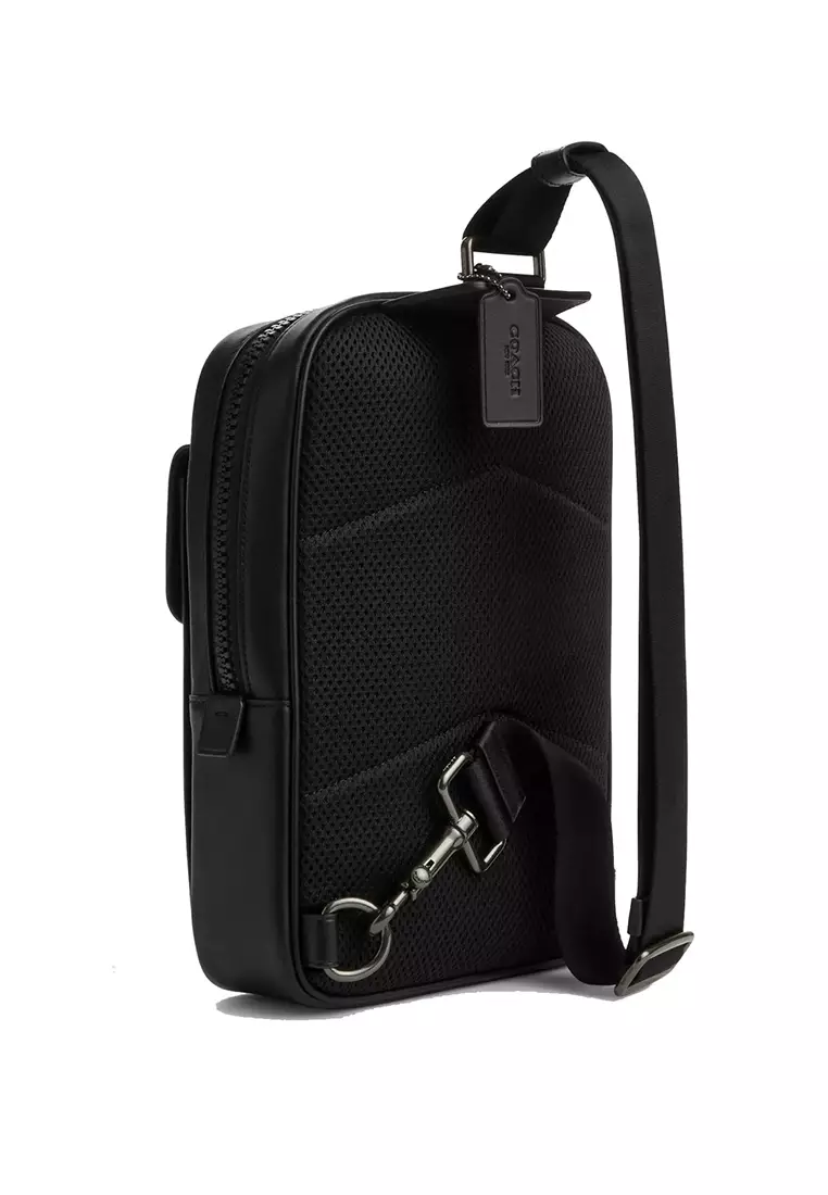 Buy Coach Track Pack In Signature Canvas With Camo Print Green