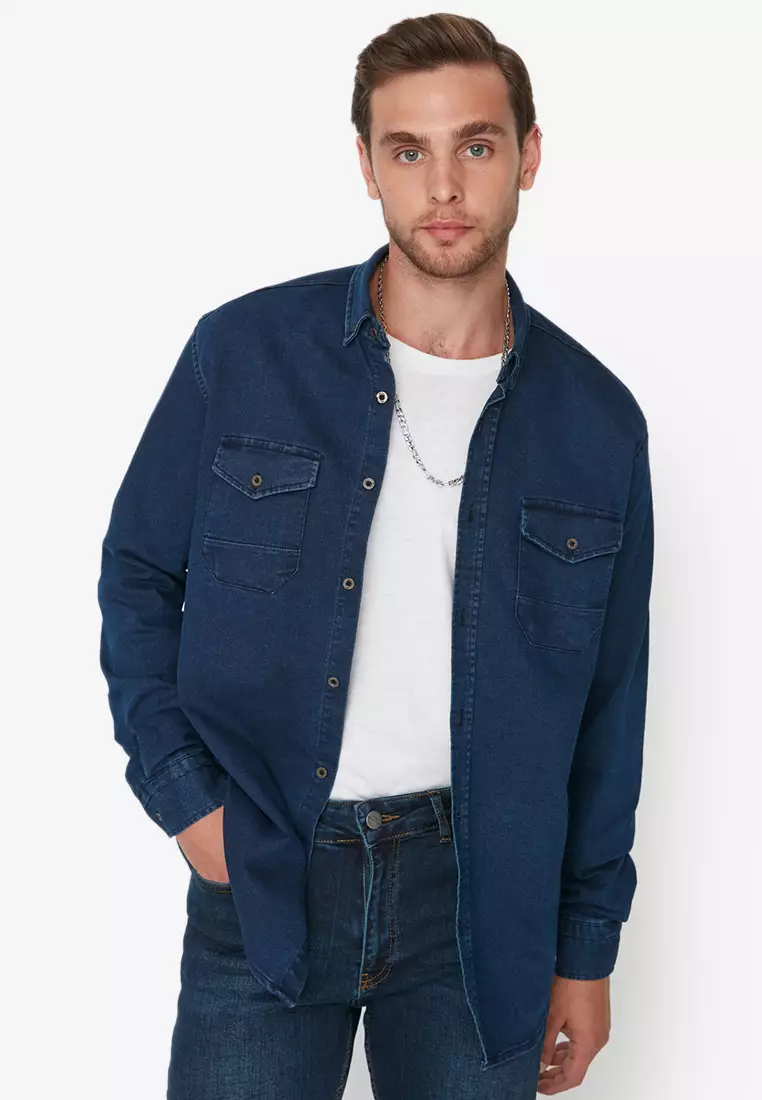 Denim Shirt For Men Sales Deals ZALORA SG