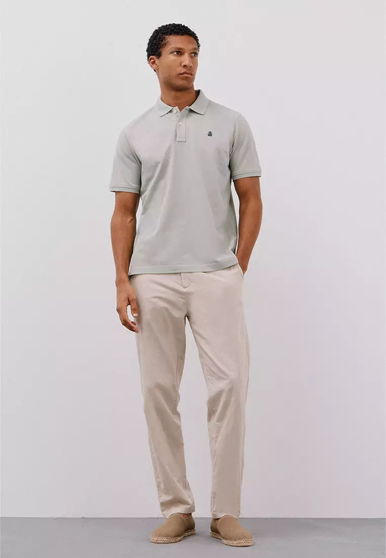 Basic Piqué Polo Shirt