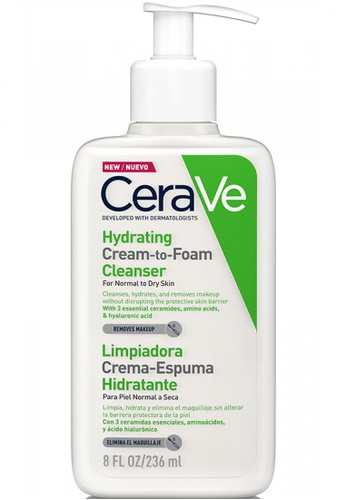 CeraVe CeraVe Hydrating Cream to Foam Cleanser 236ml D165DBE2BB395DGS_1