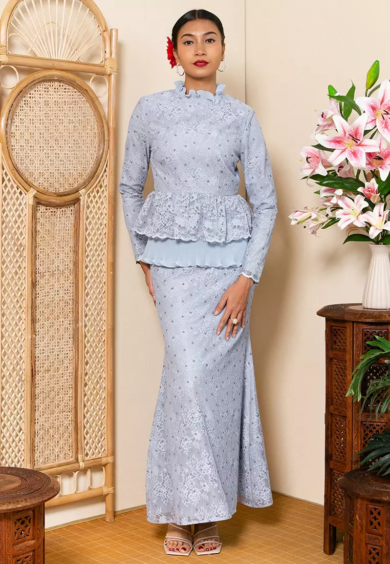 Peplum lace store