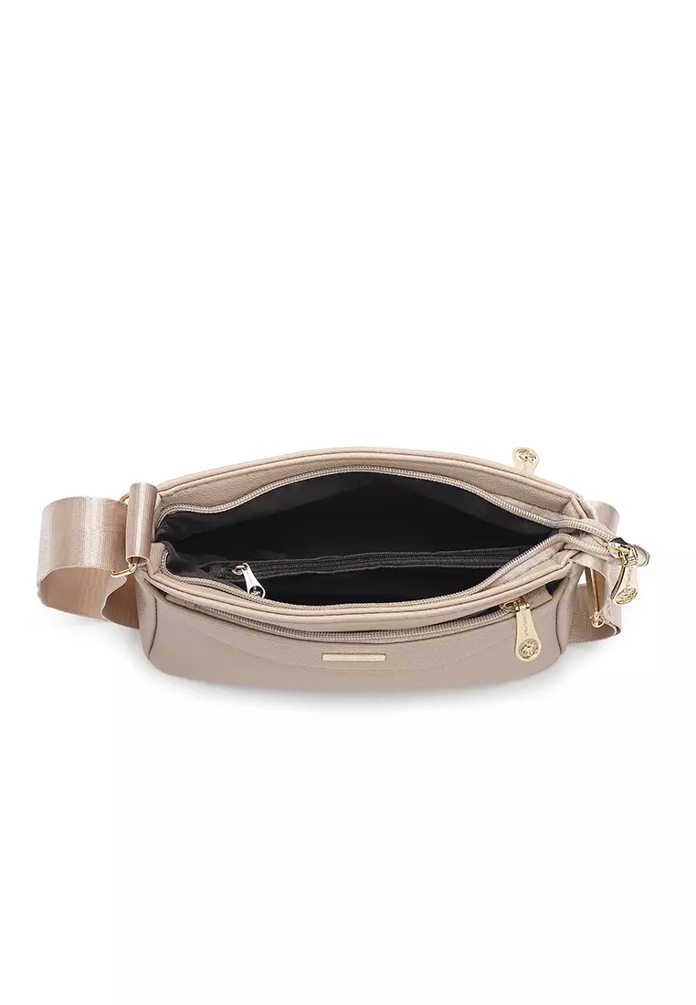 Women's Sling Bag / Crossbody Bag (Tas Selempang Wanita) - Cokelat