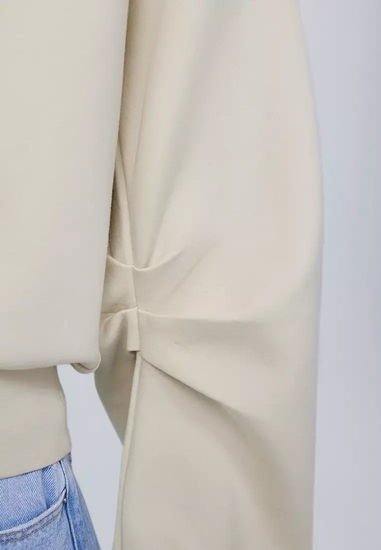 V領寬鬆套頭衛衣