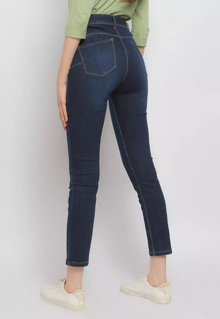 C2 Zoella Navy Jeans Dual Push Skinny