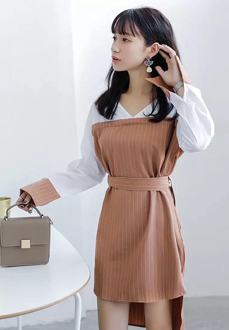 princess polly baby blue dress Lejon Dress Belt Mens Entrepreneur Double Accent Stitch Brown L-30712