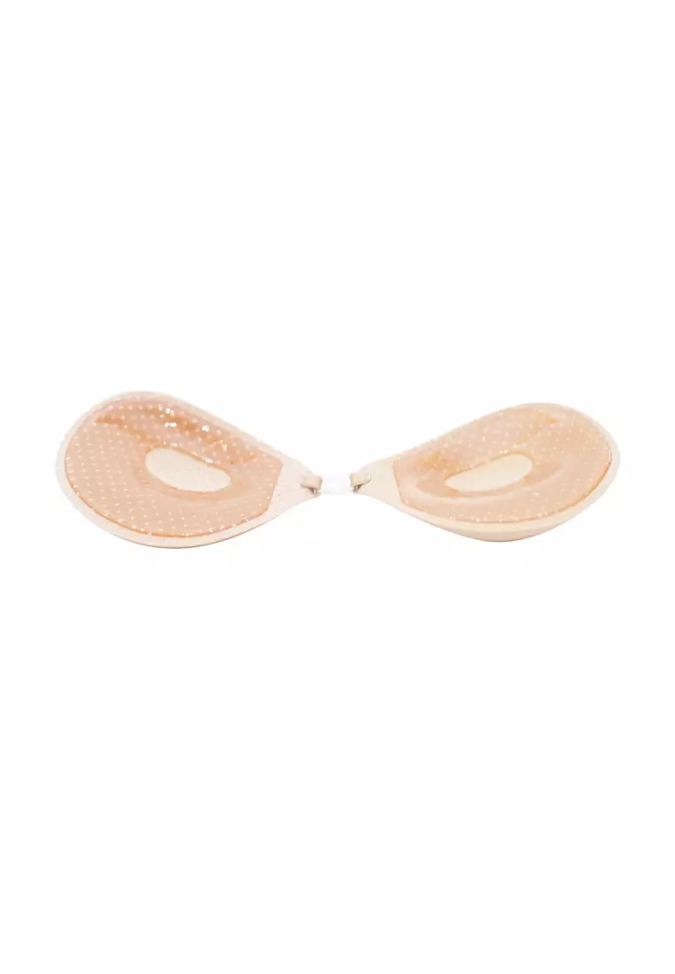 Kiss & Tell 3 Pack Lexi Thick Push Up Stick On Nubra in Nude