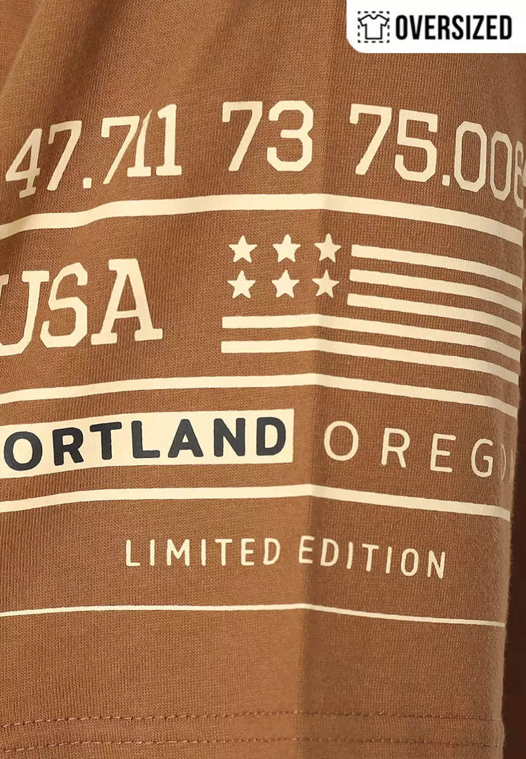 NX T-Shirt Cotton Combed Tebal Oversized Pria 2079370481