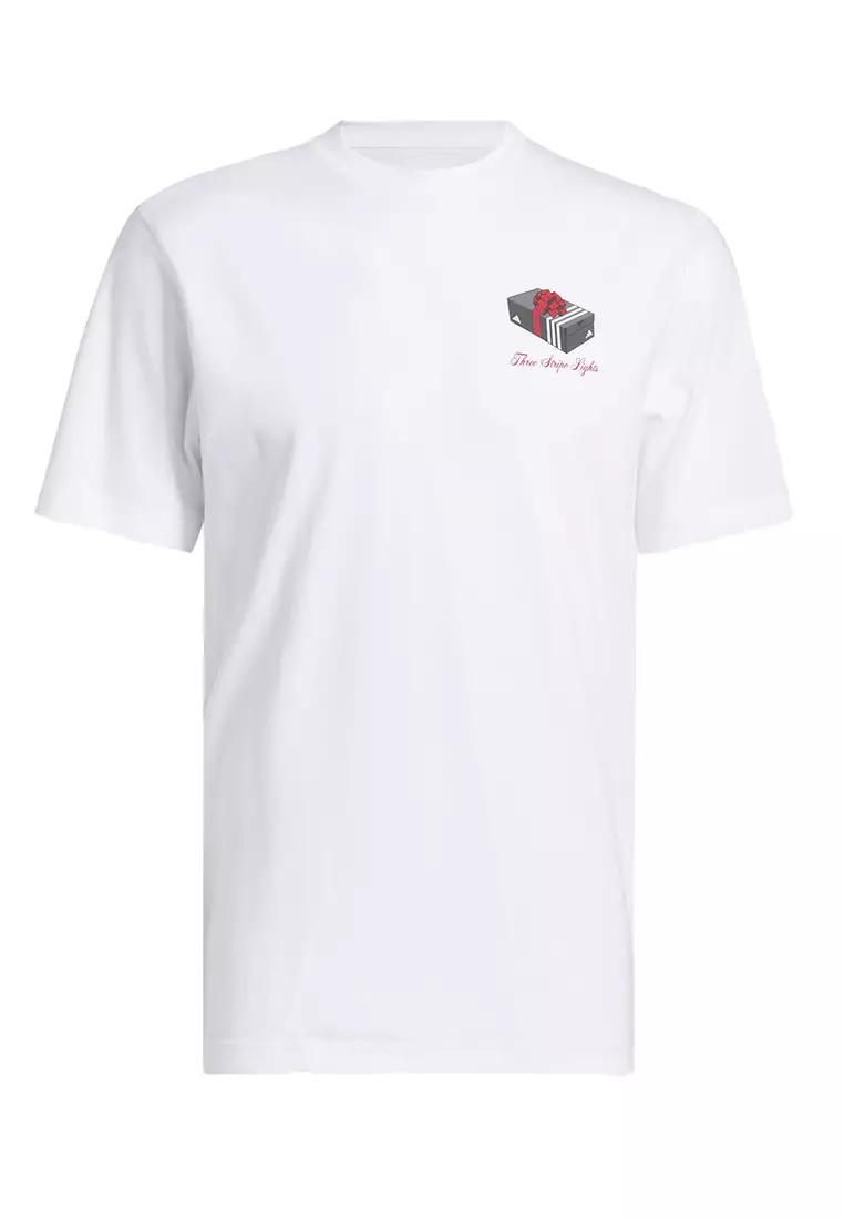 3-Stripes Lights Giftbox Graphic T-Shirt