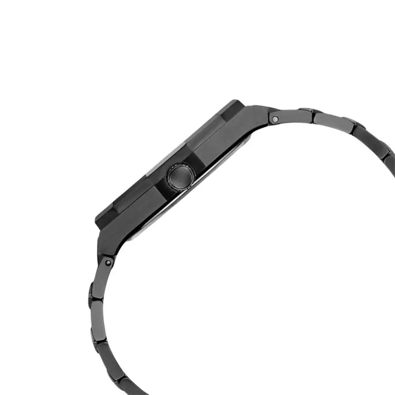 Jam Tangan Pria Guess Asset GW0575G3 Men Black Dial Black Stainless Steel Strap