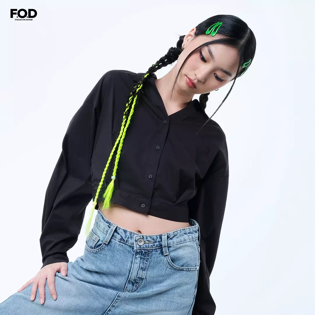 Kemeja Wanita Shena Black