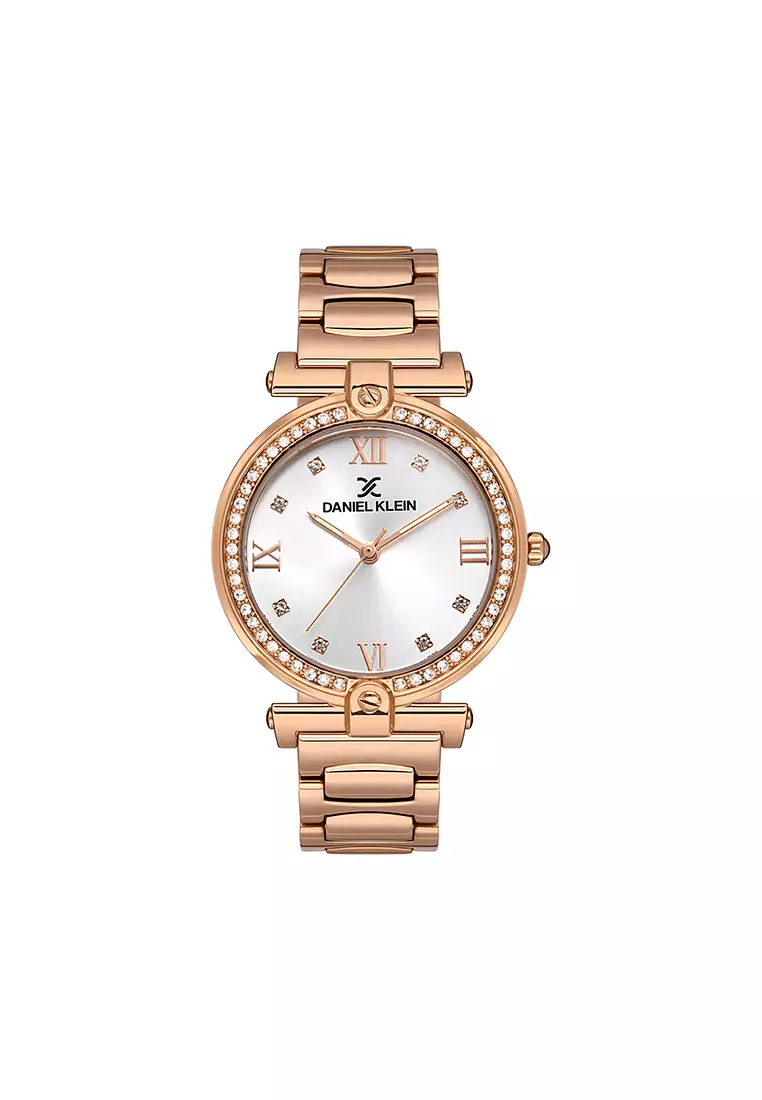 Daniel klein rose 2025 gold watches