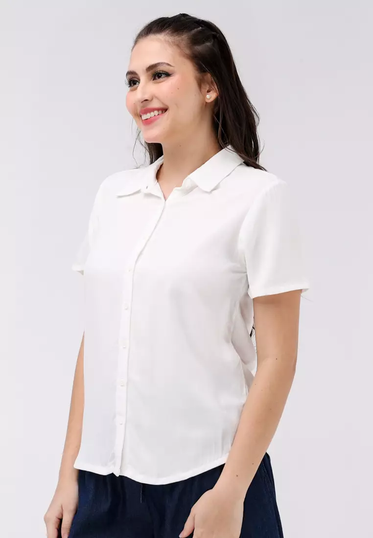 Boldtwill Rayon Short Sleeves Blouse