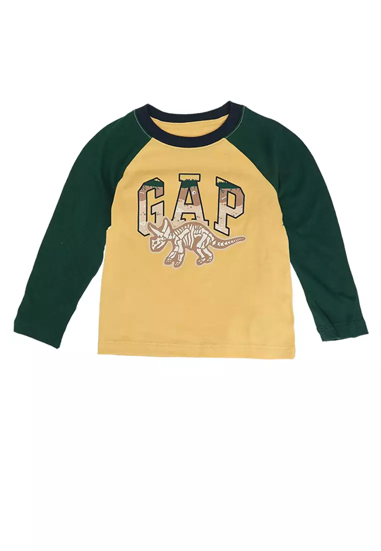 Buy GAP Logo Graphic Raglan T-Shirt Online | ZALORA Malaysia