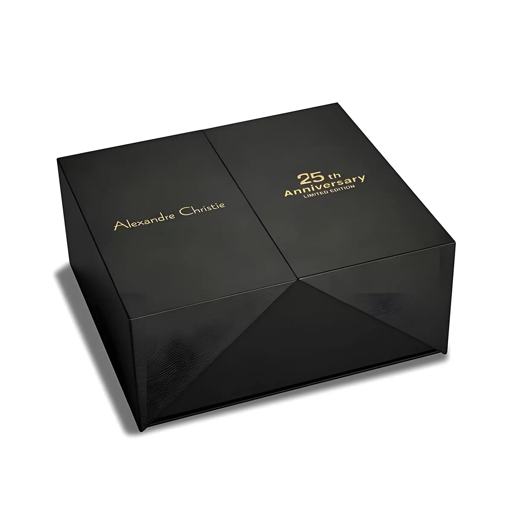 Alexandre Christie 25th ANNIVERSARY Limited Edition - Jam Tangan Chronograph Pria - Rose Gold Black - All Stainless Steel - 6141 XXVMRGBA