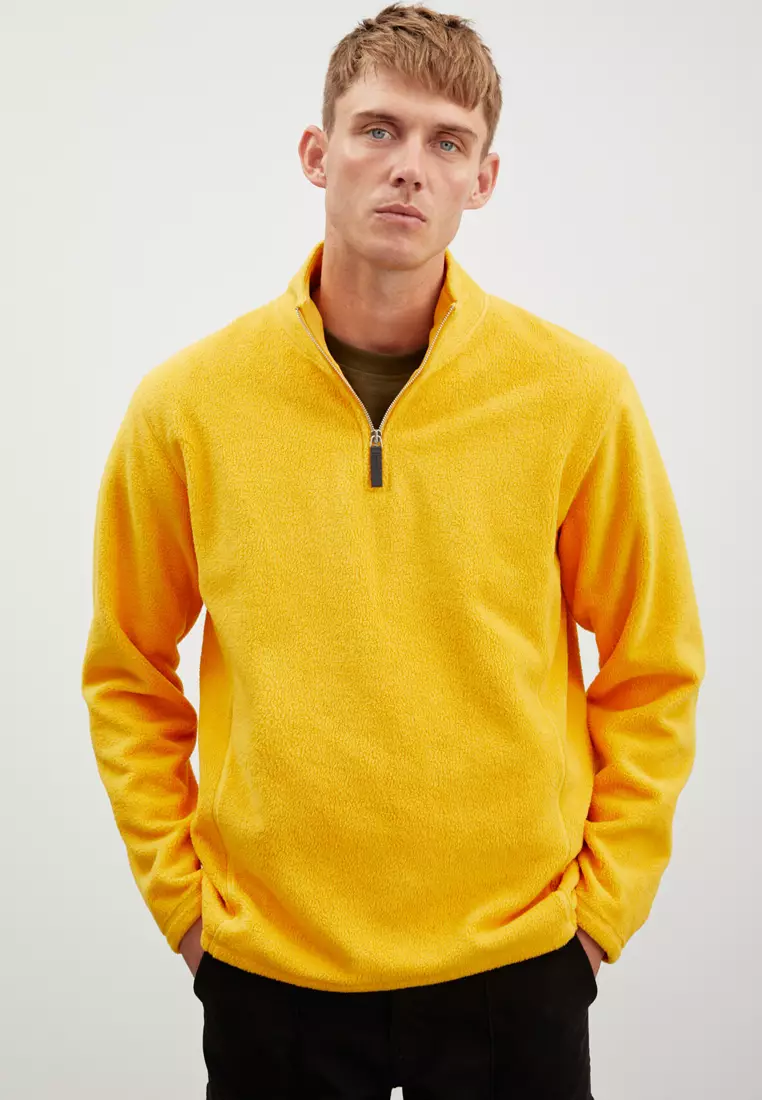 Half Zipper Fleece Sweatshirt