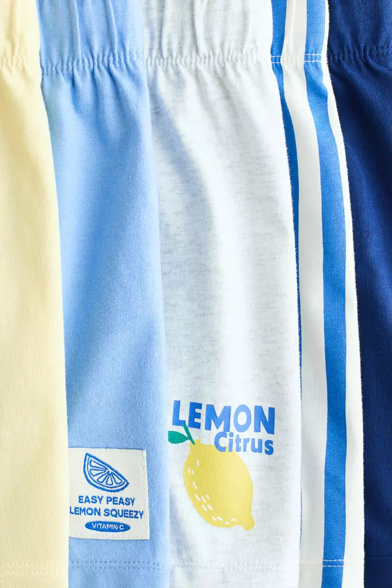 5-pack pull-on shorts