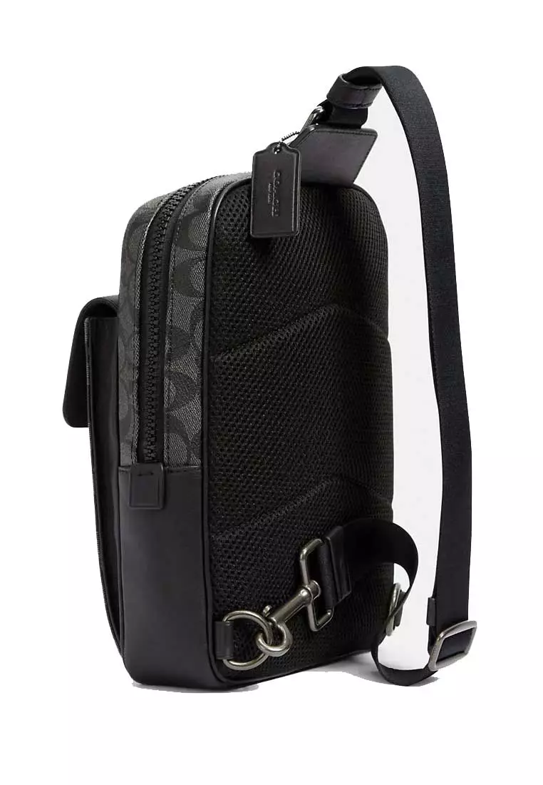 Buy Coach COACH Track Pack In Signature Canvas 2024 Online ZALORA