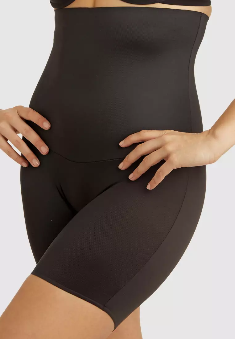 Buy Miraclesuit Comfy Curves High Waist Tummy & Thigh Slimmer in Black 2024  Online