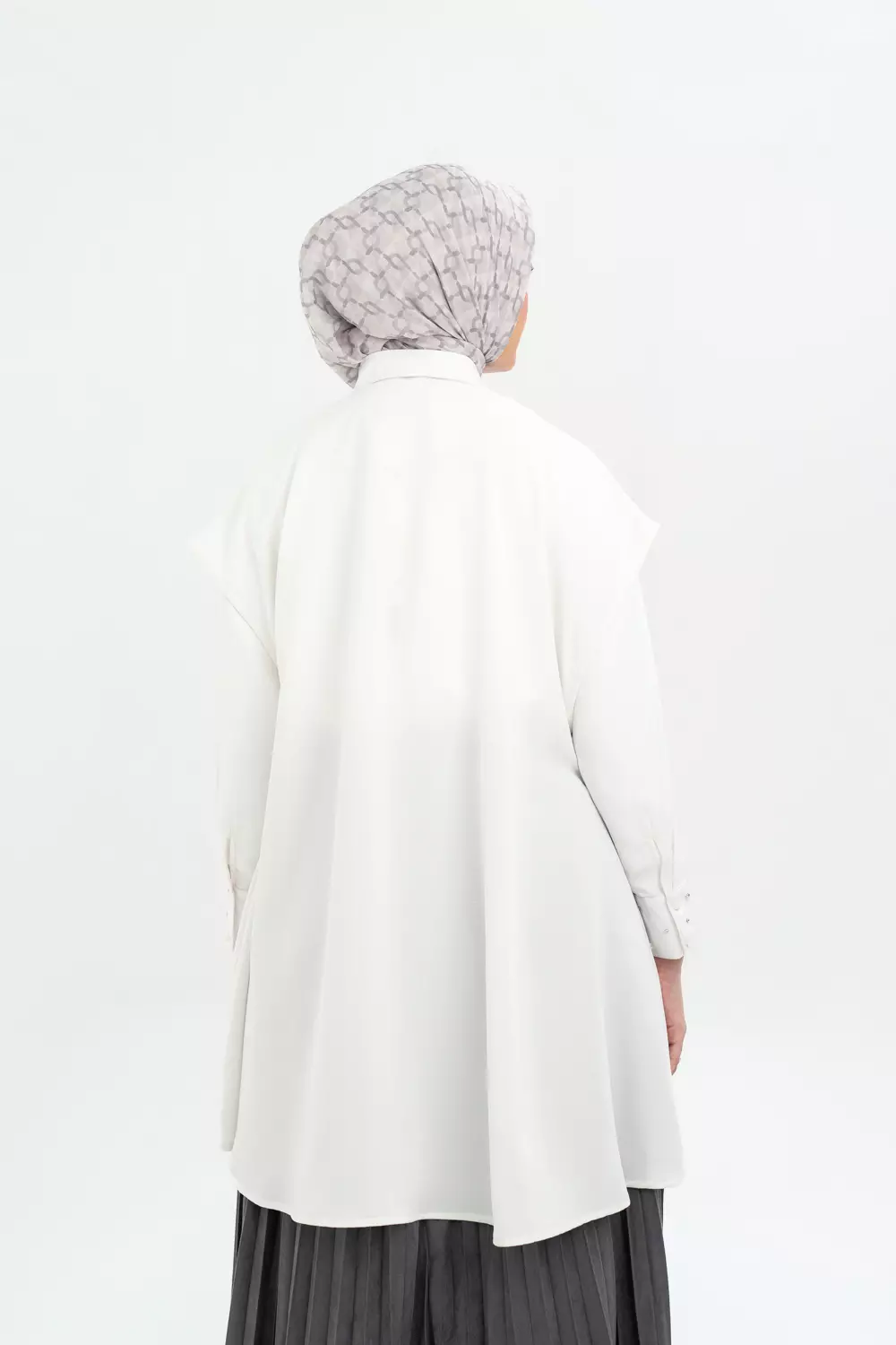 Klamby - Shara Outer Vest White Pearl