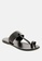 Rag & CO. black Leather Thong Flat Sandals 6C156SHE24D54FGS_2