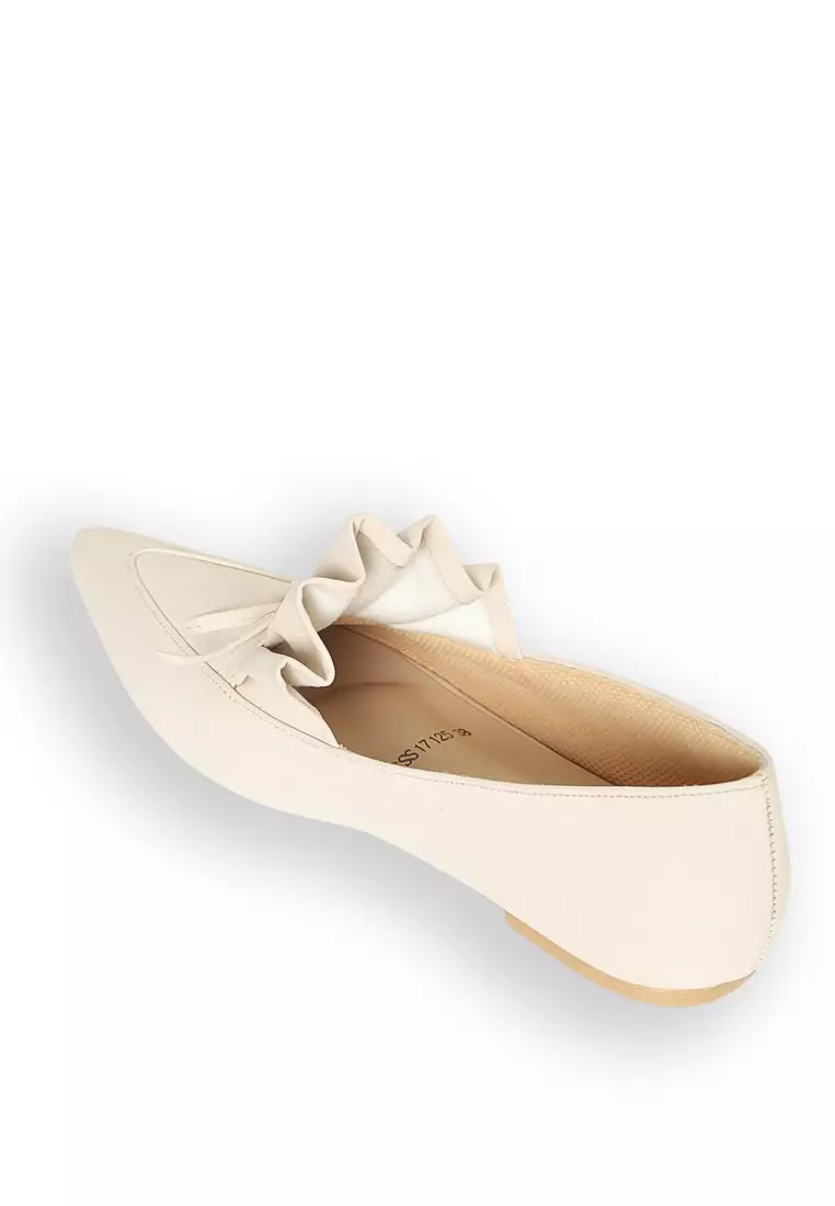 Nara Flats Shoes Cream