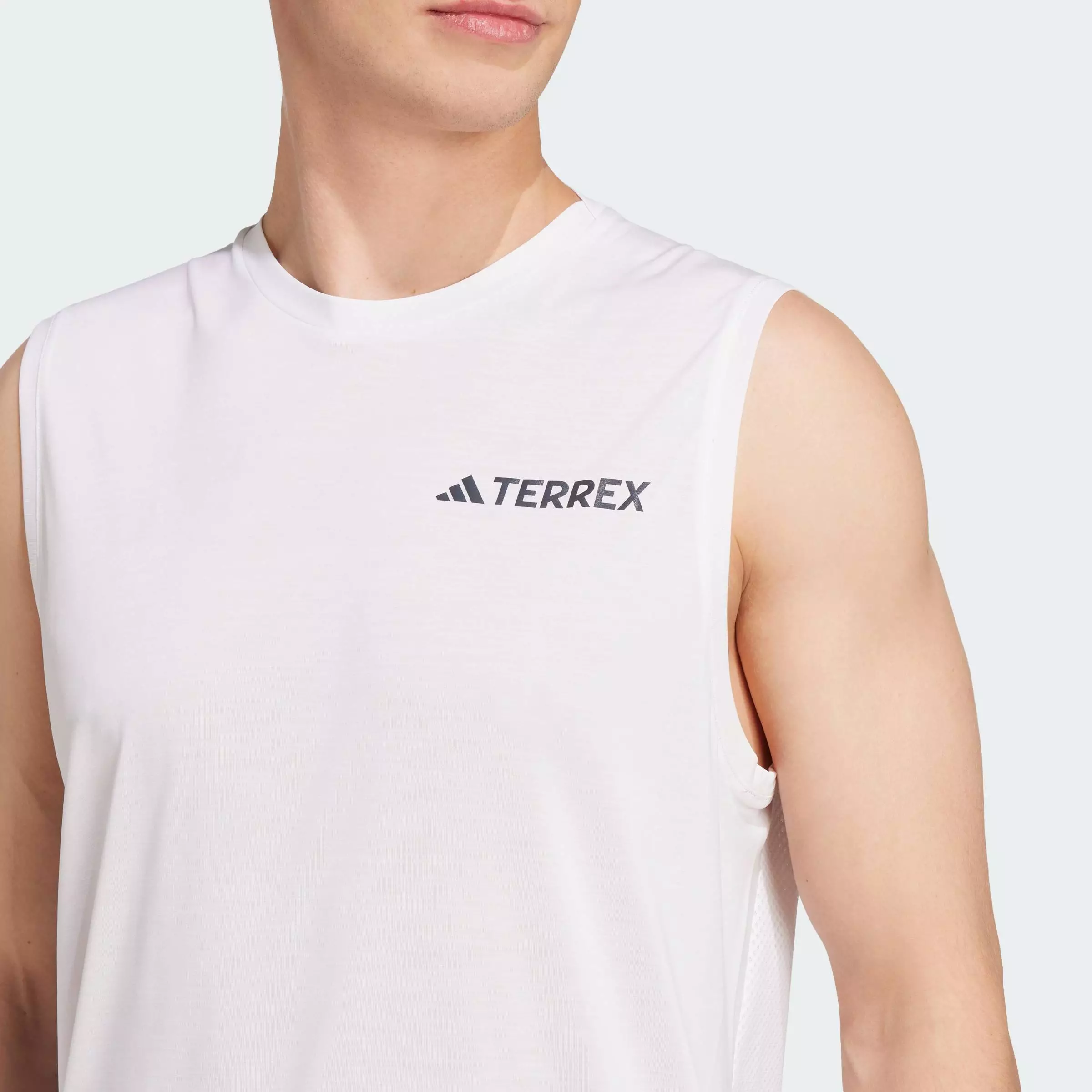 Hiking Terrex Xperior Climacool+ Tank Top Men White JN8146