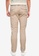 !Solid beige Slim Fit Pants 33037AA40BA4F7GS_2