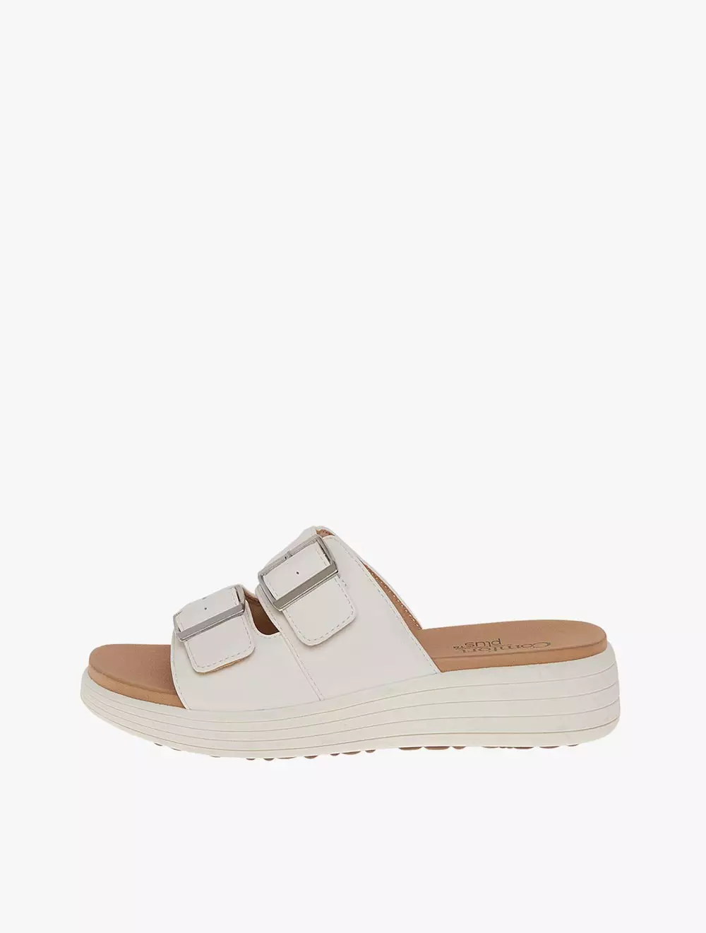 Payless Comfort Plus by Predictions Womens Mystery Platform Sandals - White_05