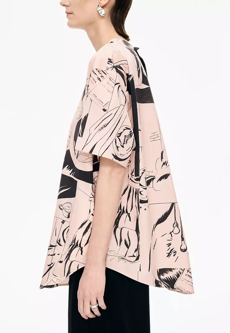 全棉任意形OVERSIZE短袖TOP