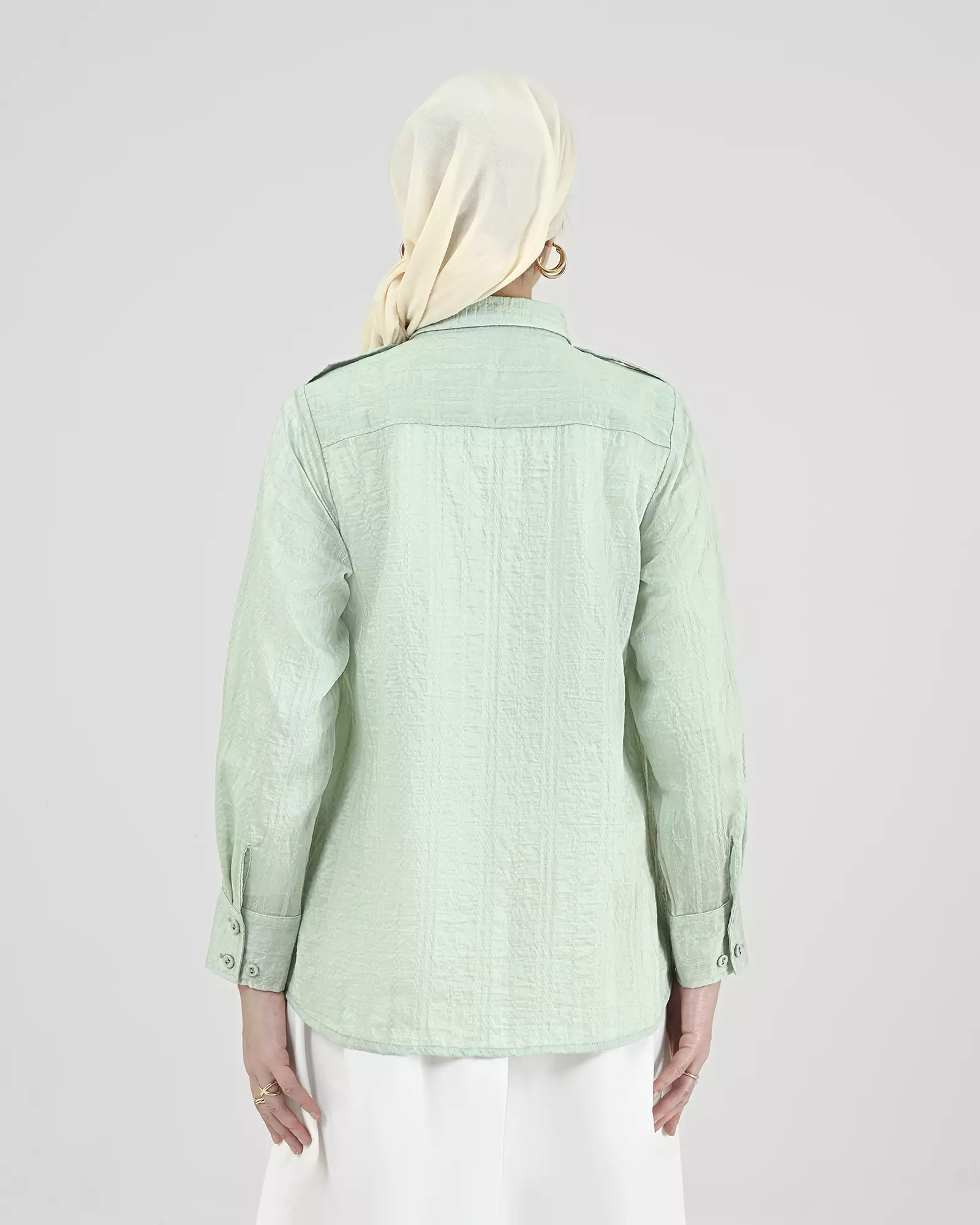Geulis.id FRILA SHIRT - Sage