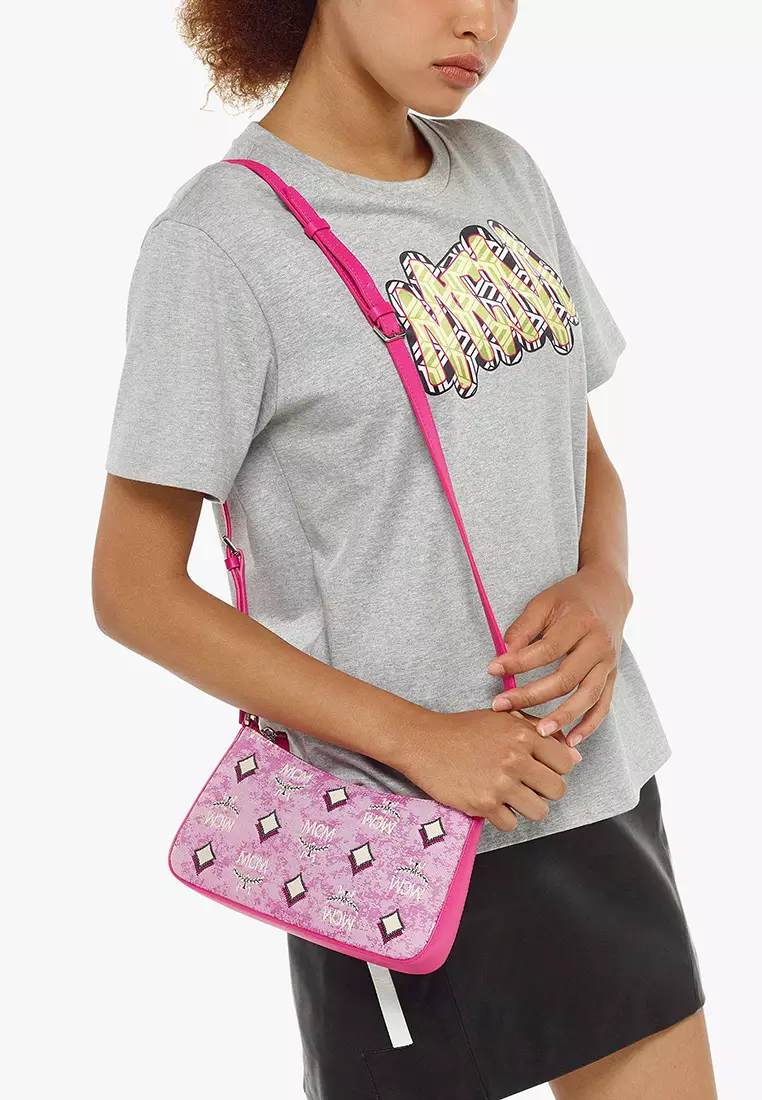 Buy MCM Aren Shoulder Bag in Vintage Monogram Jacquard 2024 Online