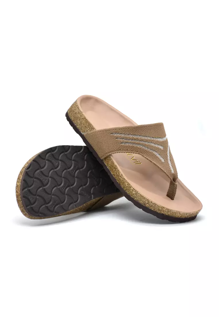 Carvil Sandal Wanita Gemmi-01 L Brown