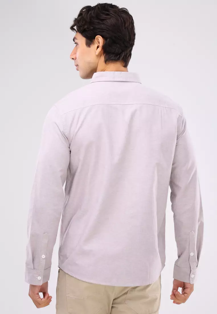 Woven Polo Long Sleeve