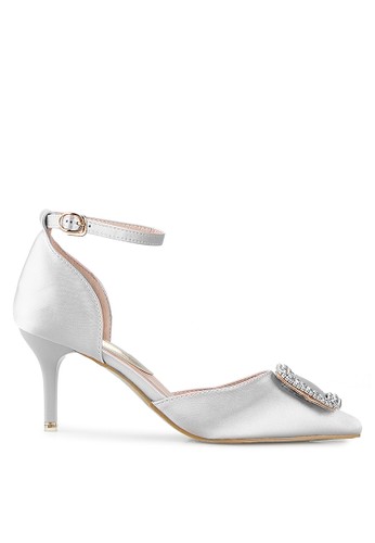 Duchesse Grey Heels