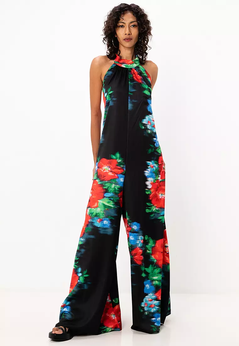Asos silk jumpsuit cheap