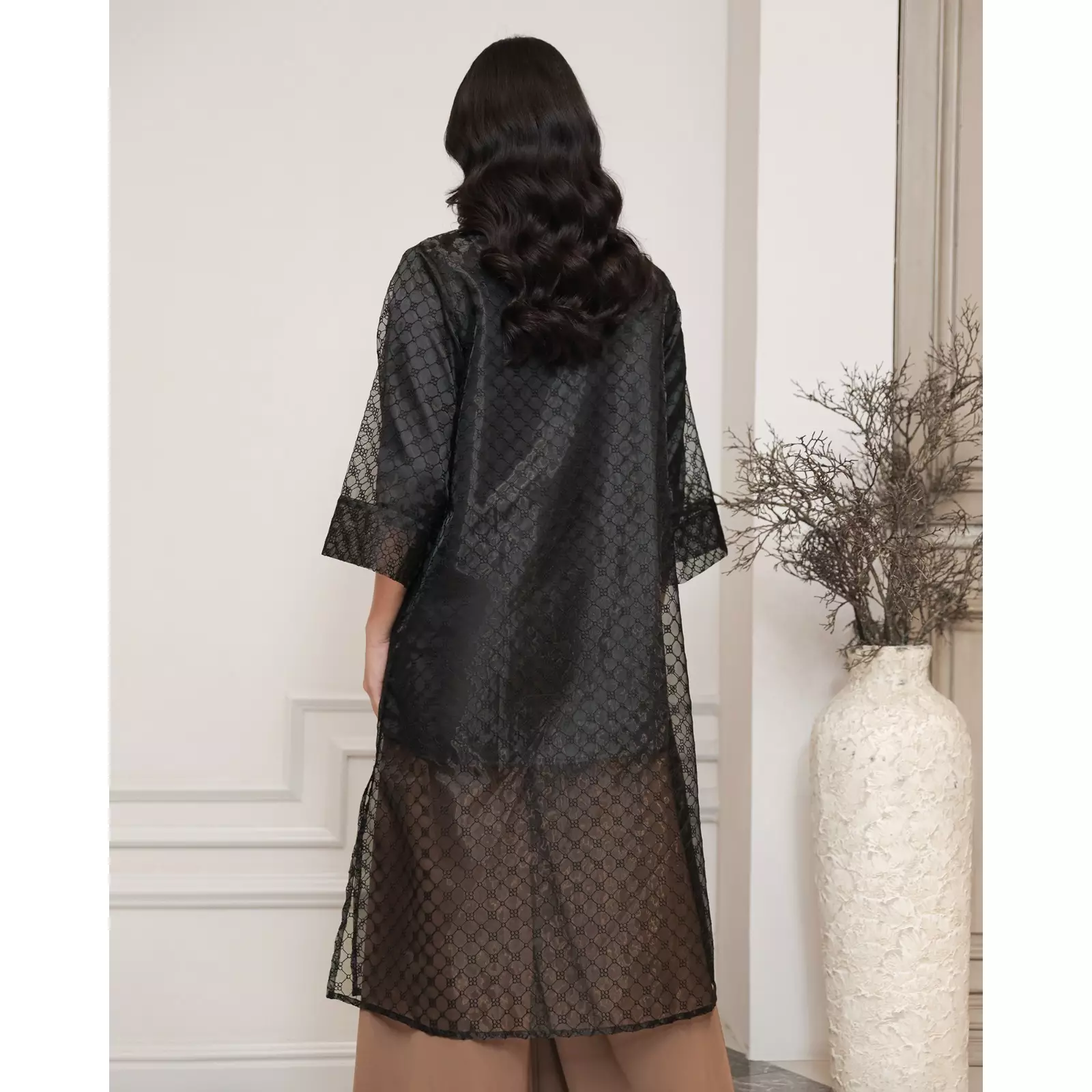 Geulis.id RAZIQA OUTER - Black