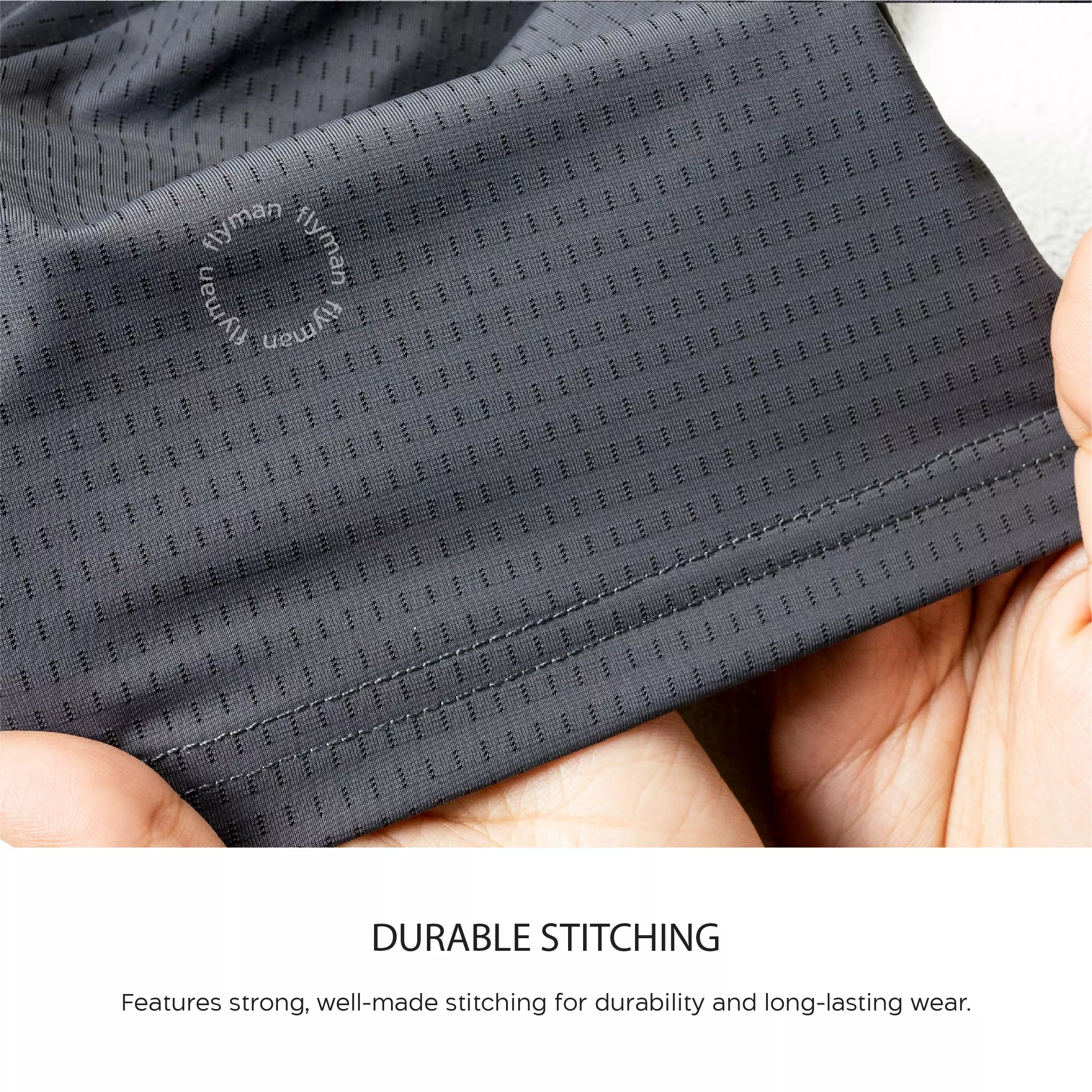 Flyman Ice Silk Active Shirt 1 Pcs FMAS 3557 - Ash