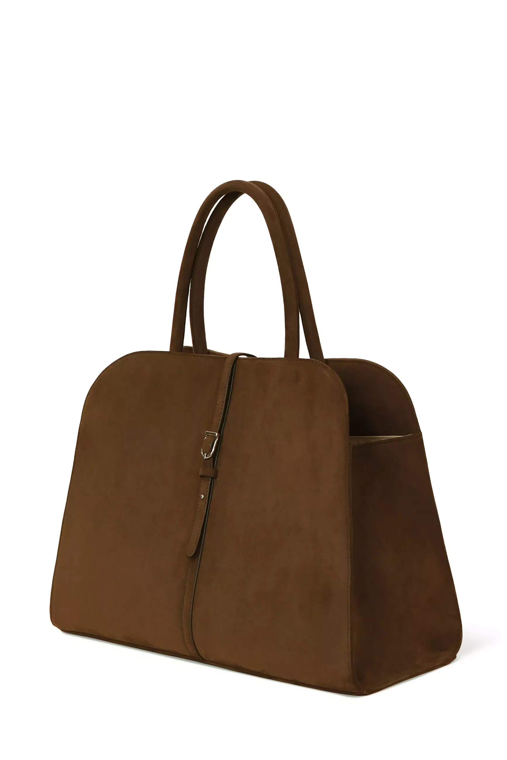 Tas Monorow - Blanc Suede Large - Official Bobo Tokyo