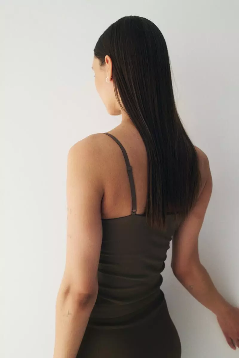 Cooling Four-way stretch Slim Fit strappy top