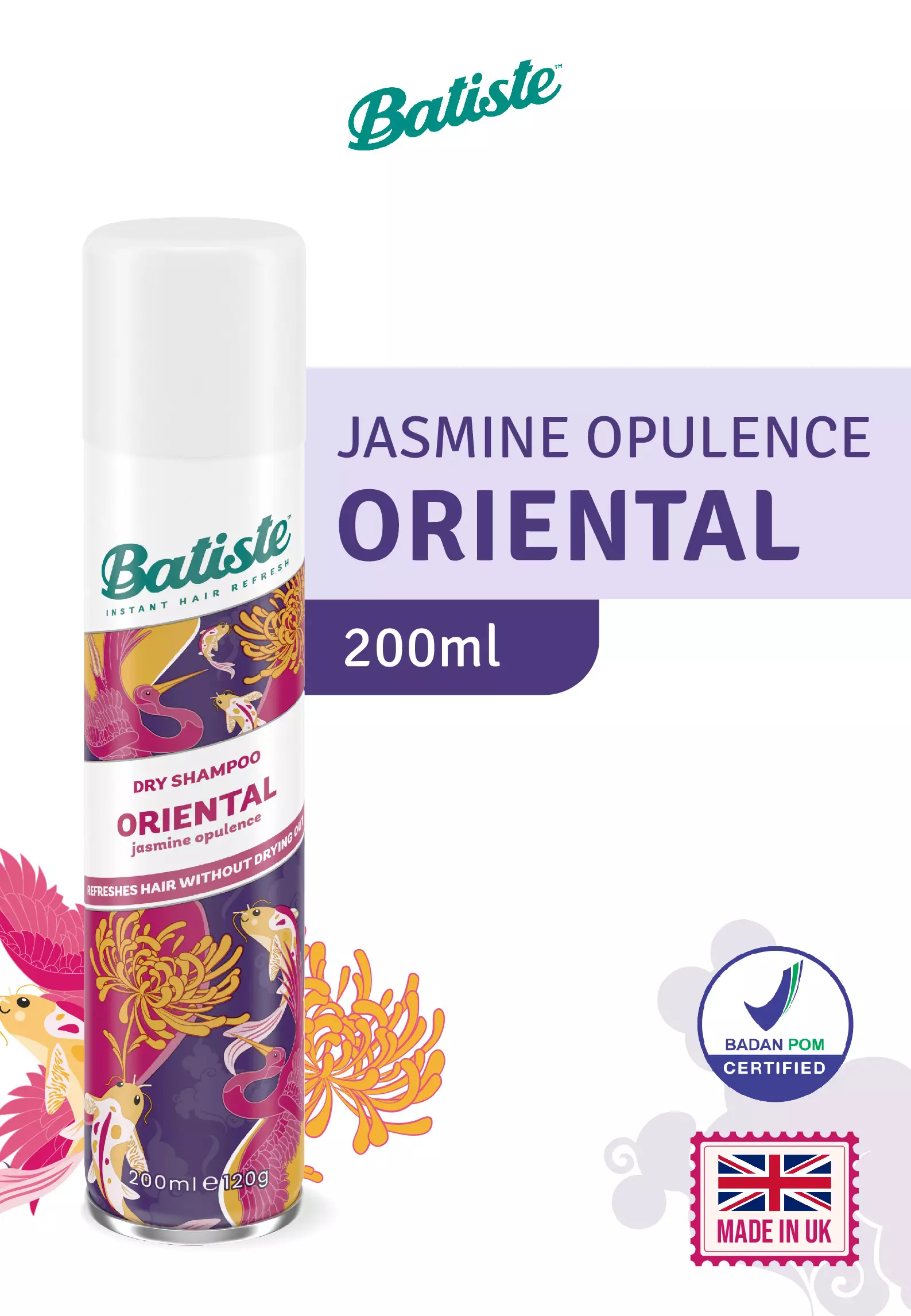 Batiste Pretty & Opulent Oriental Dry Shampoo 200 ml