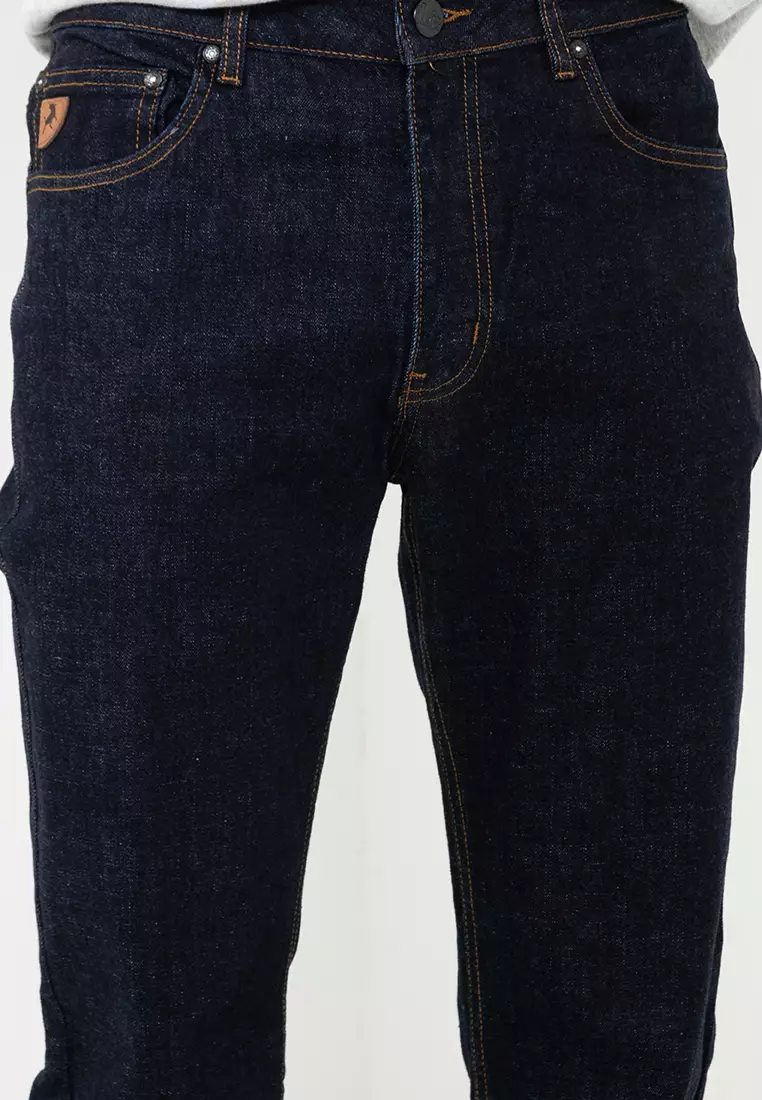 デニム・ジーパン LOIS JEANS DARK BLUE COTTON DENIM JEANS Lois Denim Jeans | Sky Dark Stone Denim Jeans