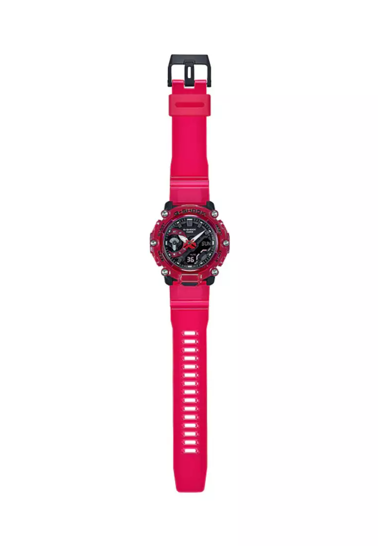 Buy Gshock Casio GShock GA2200SKL4A Red Skeleton Design Carbon Core