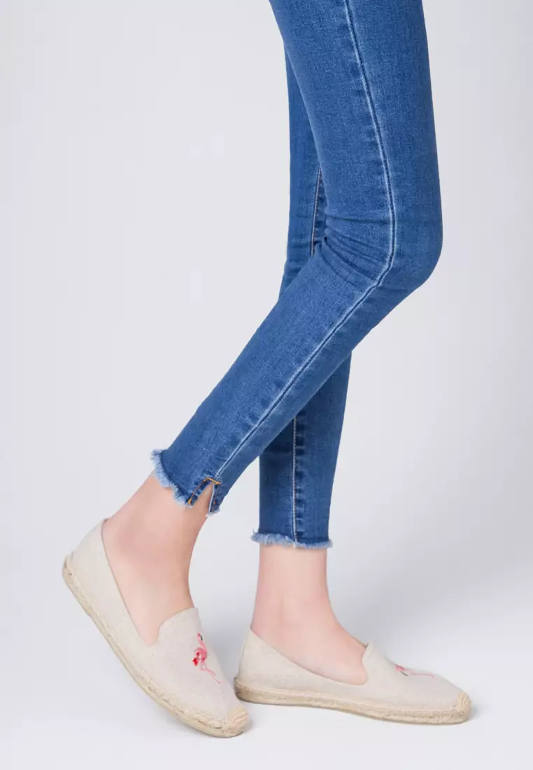 Embroidered Canvas Espadrilles HB45433