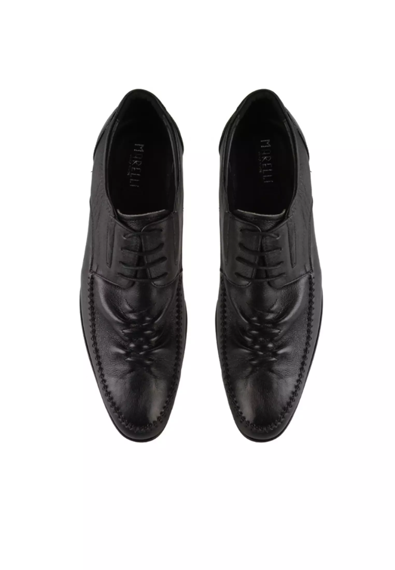 Keith Sepatu Semi Formal Slip On Lace Up Pantofel Pria Kulit Asli