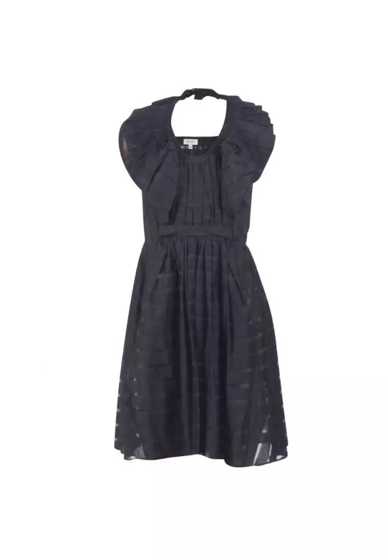 Buy Kenzo Pre Loved KENZO Black Neck Holder Dress in BLACK 2024