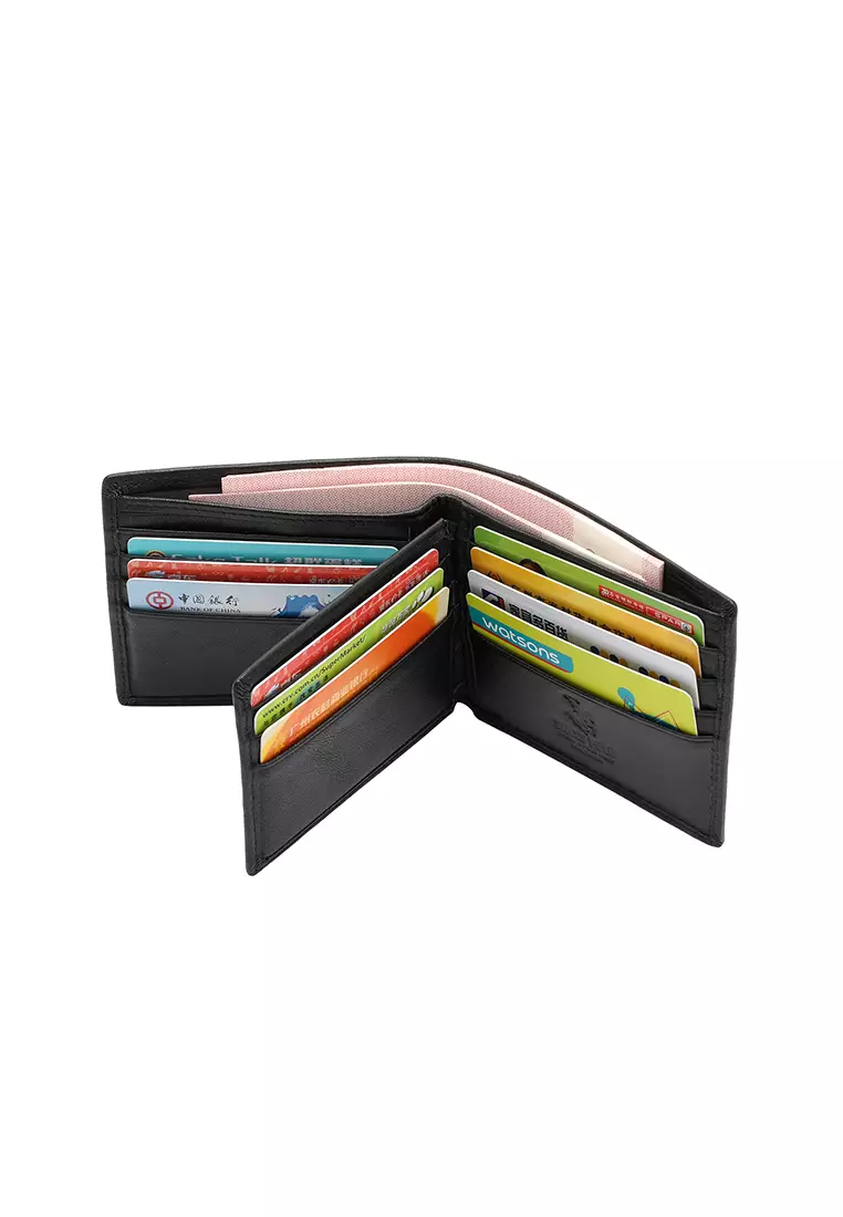 Gift Set - Leather RFID Wallet + 35mm Automatic Buckle Belt (禮盒 - 皮具錢包 + 腰帶) - 黑色