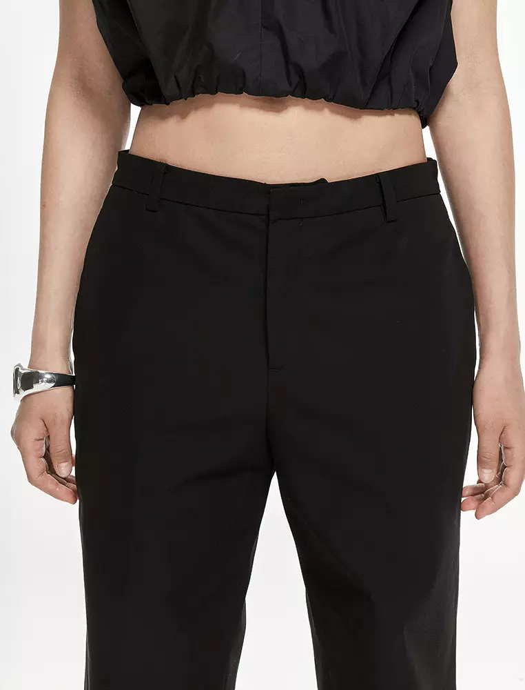 Bell-Bottom Commuter Long Pants