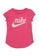 Nike pink Nike Girl's Script Futura Short Sleeves Tee (4 - 7 Years) - Dark Hyper Pink B8554KA14C18F4GS_1