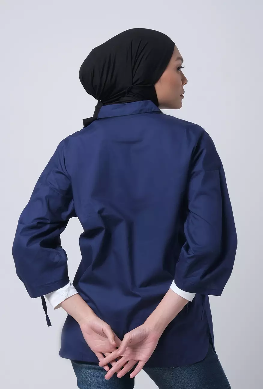 Kemeja Wanita Torch Navy