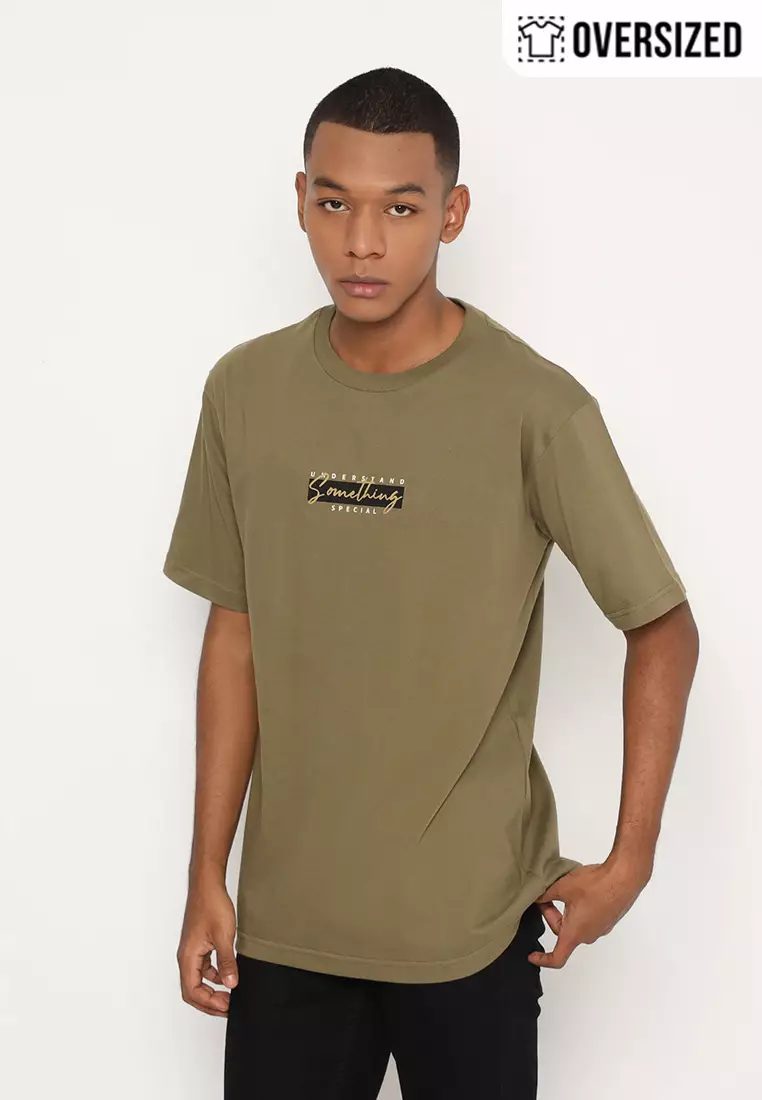 RBJ T-Shirt Cotton Oversized Pria 2079330011